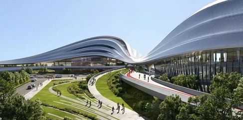 西咸新区泾河新城文化艺术中心作为西北地区唯一一部作品位列2023年“值得期待的建筑”榜单